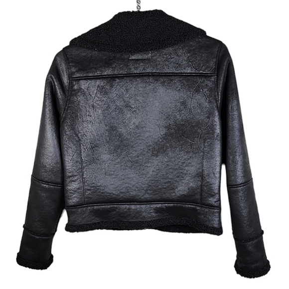 Banana Republic Vegan Shearling Jacket - Picture 6 of 8